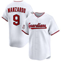 Cleveland Guardians #9 Kyle Manzardo White Home Limited Stitched Baseball Jersey