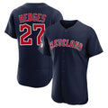 Cleveland Guardians #27 Austin Hedges Player Navy Limited Elite Home Stitched Baseball Jersey