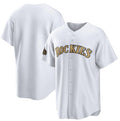 Colorado Rockies Blank White 2022 All-Star Cool Base Stitched Baseball Jersey