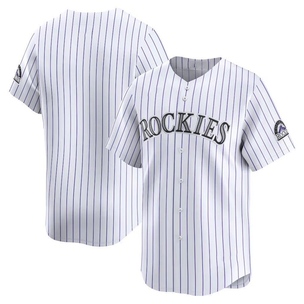 Colorado Rockies White Home Limited Baseball Jersey