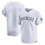 Colorado Rockies White Home Limited Baseball Jersey