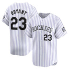 Colorado Rockies #23 Kris Bryant White Home Limited Player Baseball Jersey