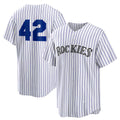 Colorado Rockies #42 Jackie Robinson White Home 2025 Day Replica Baseball Jersey