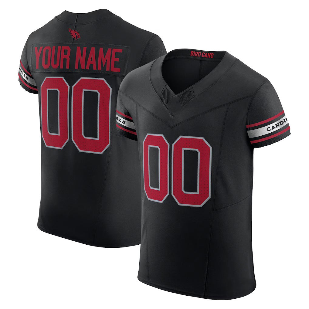 Custom A.Cardinals Black Vapor F.U.S.E. Elite Stitched Football American Jersey