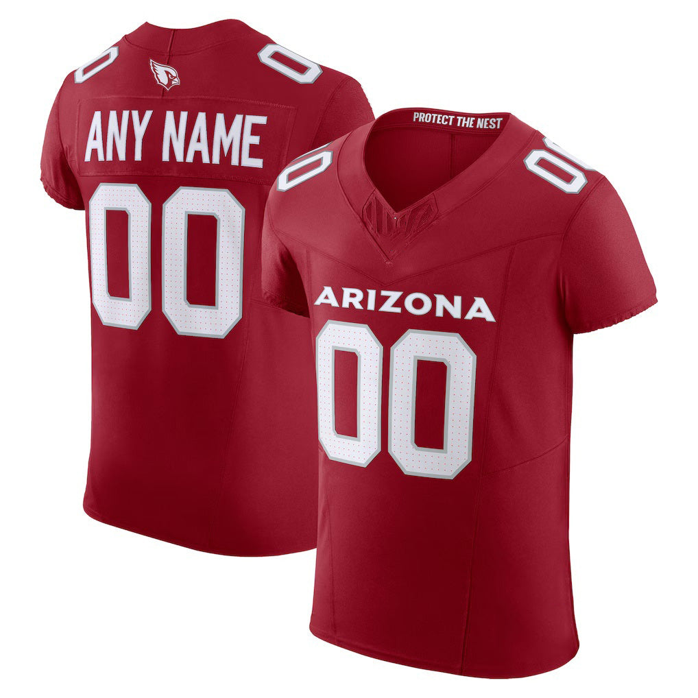 Custom A.Cardinals Cardinal Vapor F.U.S.E. Elite Stitched Football American Jersey
