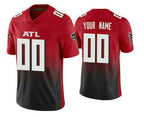 Custom A.Falcons 2020 Red Active Player Limited Stitched Football American Jersey