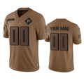 Custom A.Falcons Active Player 2023 Brown Salute To Setvice Limited Stitched Football American Jersey