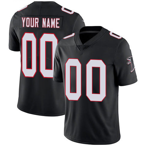 Custom A.Falcons Alternate Black Vapor Untouchable Limited Stitched Football American Jersey