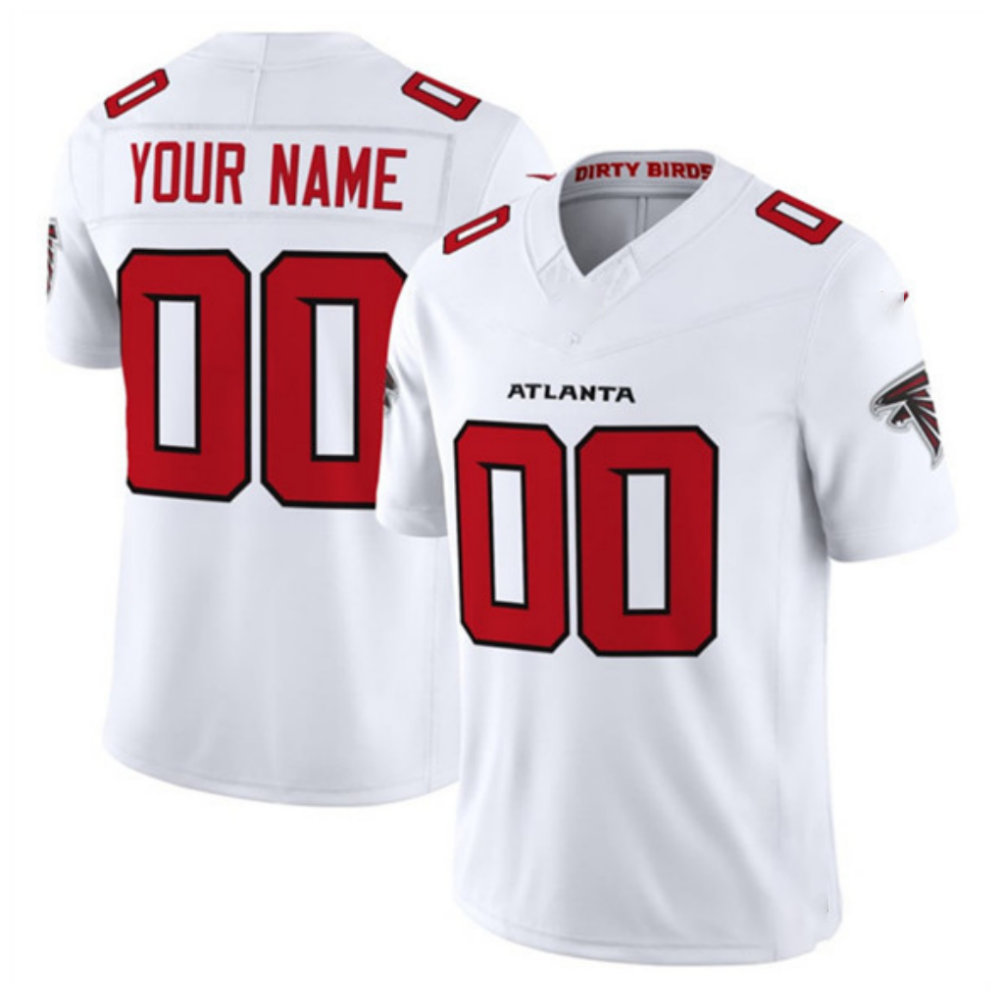 Custom A.Falcons White 2026 New F.U.S.E. Vapor Limited Football Stitched Jersey