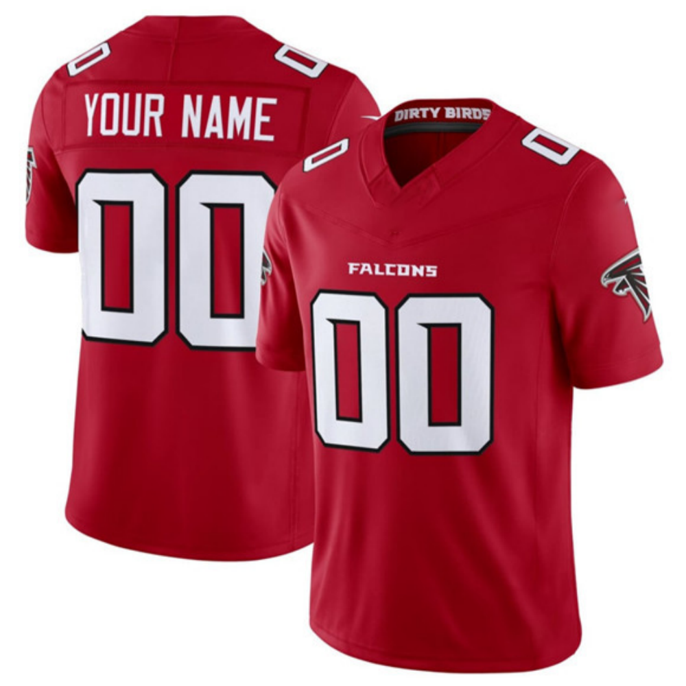 Custom Atlanta Falcons Red 2026 New Vapor F.U.S.E. Limited Football Stitched Jersey