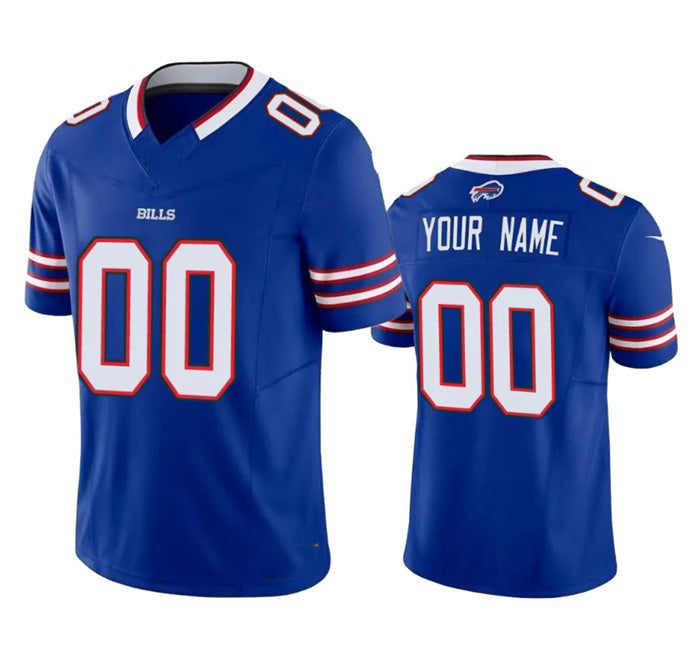 Custom B.Bills Active Player Blue 2023 F.U.S.E. Vapor Untouchable Limited Stitched Football American Jersey