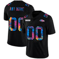 Custom B.Ravens Multi-Color Black 2020 Crucial Catch Vapor Untouchable Limited Stitched Football American Jersey