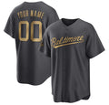 Custom Baltimore Orioles Active Player Charcoal 2022 All-Star Cool Base Stitched Baseball Jersey
