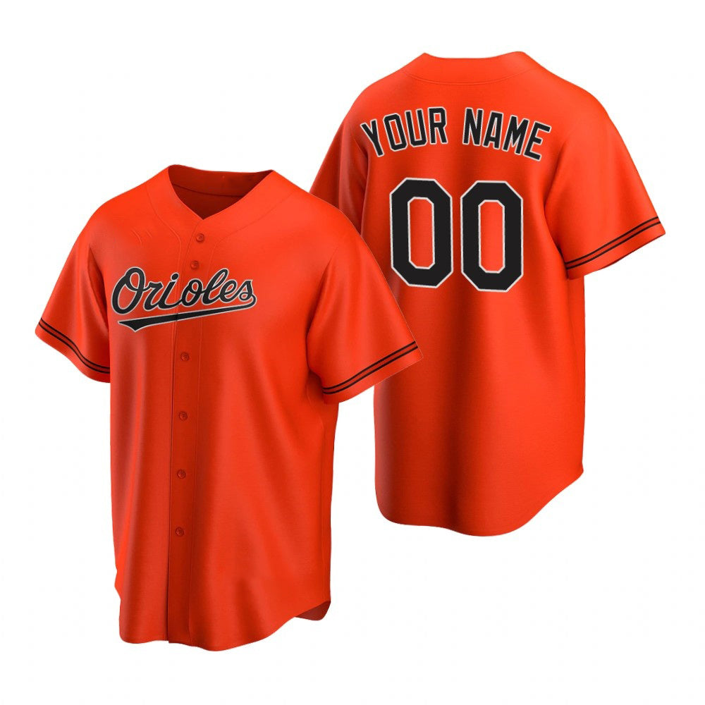 Custom Baltimore Orioles Orange 2020 Stitched Cool Baseball Jersey