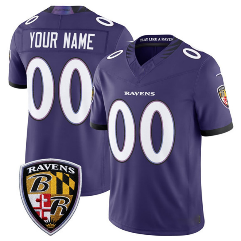 Custom Baltimore Ravens 2026 Vapor F.U.S.E Limited Football Stitched Jersey