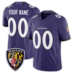 Custom Baltimore Ravens 2026 Vapor F.U.S.E Limited Football Stitched Jersey