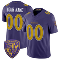 Custom Baltimore Ravens Purple 2026 Alternate Vapor F.U.S.E. Limited Football Stitched Jersey
