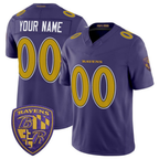 Custom Baltimore Ravens Purple 2026 Alternate Vapor F.U.S.E. Limited Football Stitched Jersey