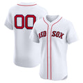 Custom Boston Red Sox White Home Elite Baseball Jersey