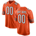 Custom C.Bears Orange Alternate Game Limited Stitched Football American Jersey