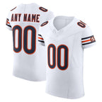 Custom C.Bears White Vapor F.U.S.E. Elite Stitched Football American Jersey