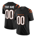Custom C.Bengals Active Player 2023 F.U.S.E. Black Vapor Untouchable Limited Stitched Football American Jersey