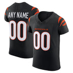 Custom C.Bengals Black Team Vapor F.U.S.E. Elite Stitched Football American Jersey