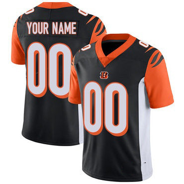 Custom C.Bengals Black Vapor Untouchable Player Limited Stitched Football American Jersey