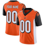 Custom C.Bengals Orange Vapor Untouchable Player Limited Stitched Football American Jersey