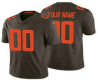 Custom C.Browns 2020 New Brown Vapor Untouchable Limited Stitched Football American Jersey
