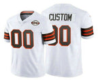 Custom C.Browns ACTIVE PLAYER 1946 Vapor Stitched Football American Jersey
