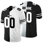 Custom C.Browns Black And White Split Vapor Untouchable Limited Stitched Football American Jersey