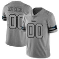 Custom C.Panthers 2019 Gray Gridiron Gray Vapor Untouchable Limited Stitched Football American Jersey