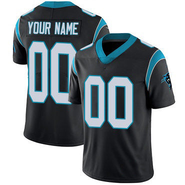 Custom C.Panthers Black Vapor Untouchable Player Limited Stitched Football American Jersey