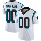 Custom C.Panthers White Vapor Untouchable Player Limited Stitched Football American Jersey
