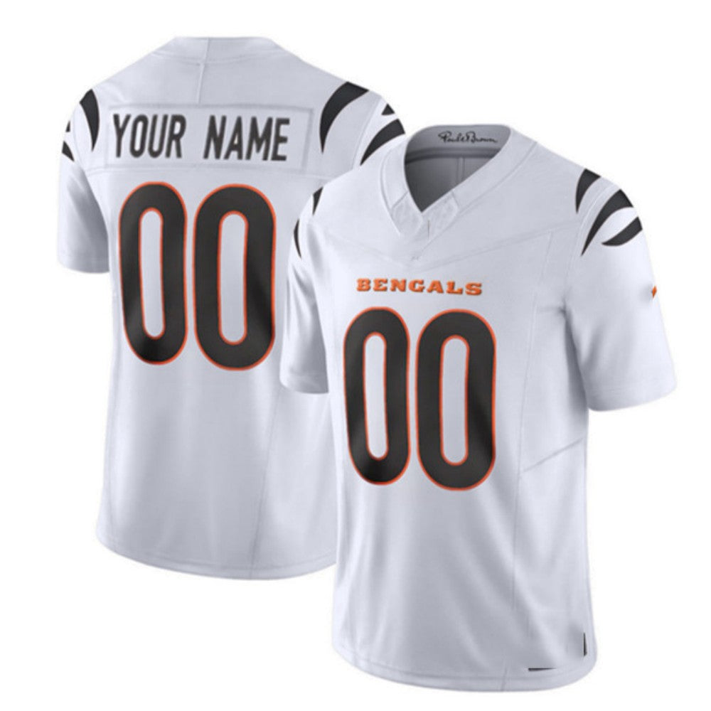 Custom Cincinnati Bengals White F.U.S.E. Vapor Limited Stitched Football Jersey