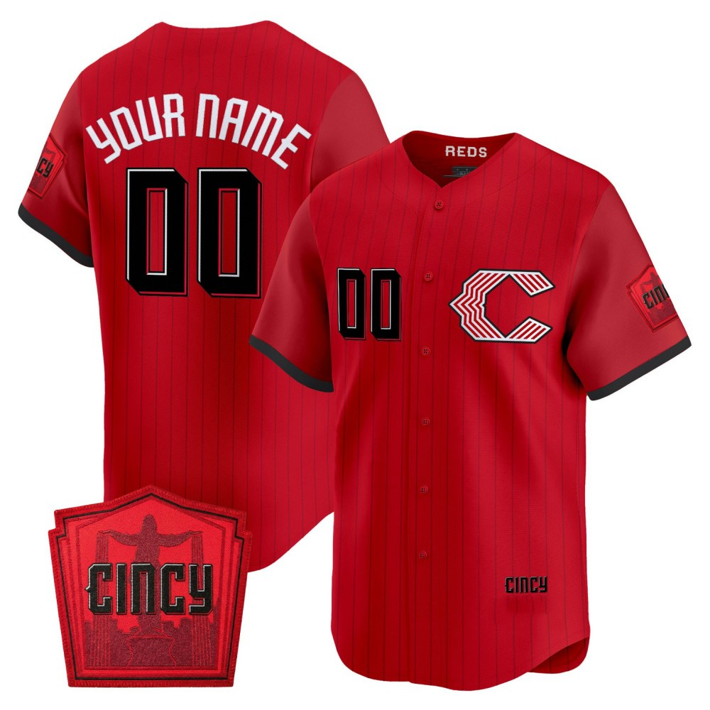 Custom Cincinnati Reds 2026 City Connect Vapor Stadium Baseball Jersey