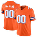 Custom D.Broncos Active Player Orange Mile High Collection F.U.S.E. 1977 Throwback Vapor Limited Stitched Football American Jersey