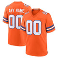 Custom D.Broncos Orange Mile High Collection 1977 Throwback Game Stitched Football American Jersey