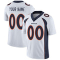 Custom D.Broncos White Vapor Untouchable Player Limited Stitched Football American Jersey