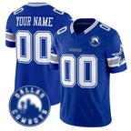 Custom D.Cowboys Active Player Royal 2025 F.U.S.E Dallas City Patch Vapor Untouchable Limited Game Stitched Football American Jersey