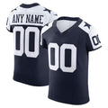 Custom D.Cowboys Navy Vapor F.U.S.E. Elite Stitched Football American Jersey