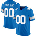 Custom D.Lions Active Player Blue 2024 F.U.S.E. Vapor Limited Stitched Football American Jersey