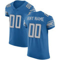 Custom D.Lions Blue Vapor Untouchable Elite Stitched Football American Jersey