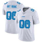 Custom D.Lions White Team Big Logo Vapor Untouchable Limited Stitched Football American Jersey