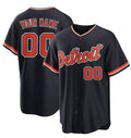 Custom Detroit Tigers Alternate Replica Navy Stitched Baseball Jersey
