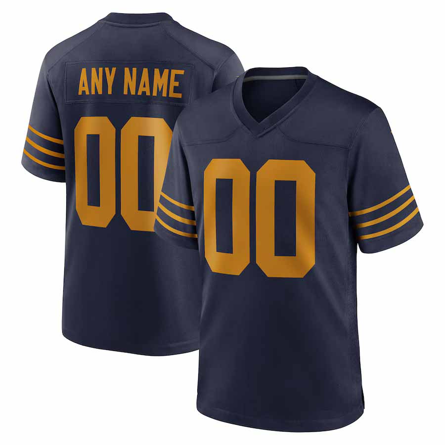 Custom GB.Packers Navy The 1923 Classic Game Jersey
