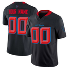 Custom Houston Texans Navy 2nd Alternate F.U.S.E Vapor Limited Stitched Football Jersey