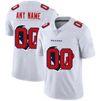 Custom H.Texans White Team Big Logo Vapor Untouchable Limited Jersey
