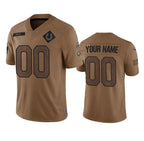 Custom IN.Colts Active Player 2023 Brown Salute To Service Limited Stitched Football Stitched Jersey